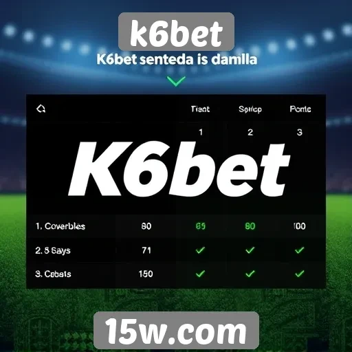 Comparação entre k6bet e concorrentes do setor